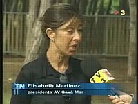 Reportaje emitido en TV3 con las quejas de la AVV de Gav&agrave; Mar (Octubre de 2004)